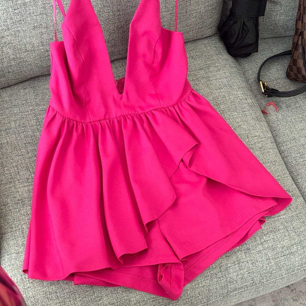 Vibrant Pink Sleeveless Dress